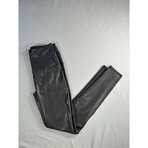 Jane and Bleecker Faux Leather Black Leggings Size‎ Women's Medium